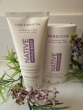 Native Lilac & White Tea Whole Body Deodorant Duo,  new